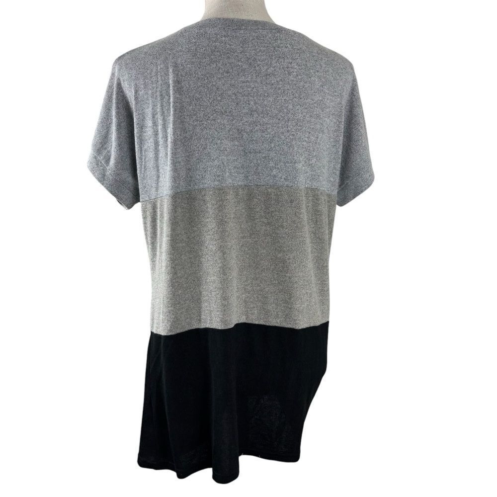 Yidarton Color Block Twist Short Sleeve Top Large - Picture 3 of 10